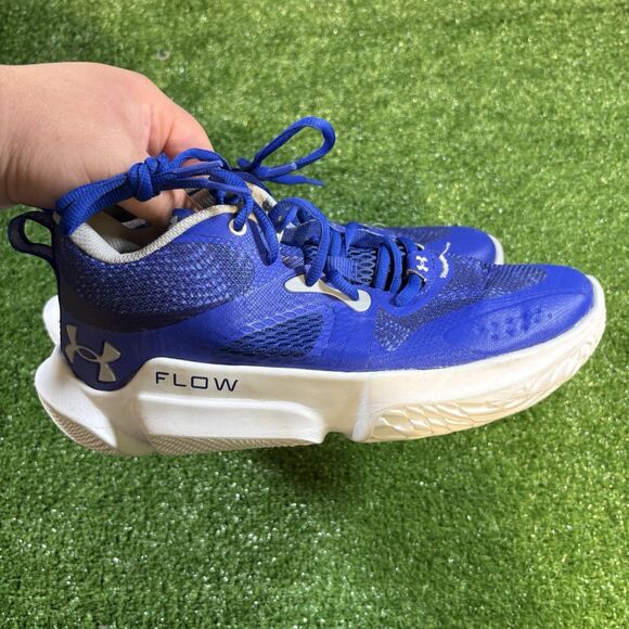 Under Armour Women's Flow Breakthru 3 Basketball Shoes Sneakers Blue Size 8.5 - Picture 1 of 6